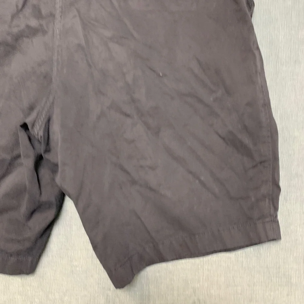 Uniqlo Chino Shorts Mens Medium Navy Blue Cotton Flat Front Slash Pocket Outdoor
